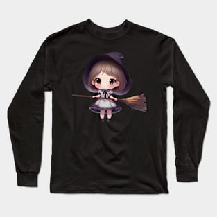 Cute Witch Long Sleeve T-Shirt